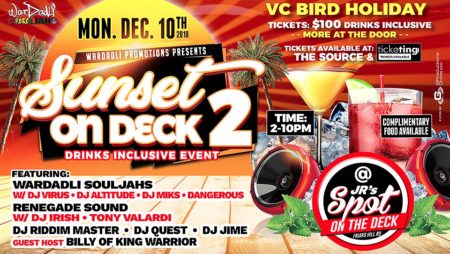 Sunset on Deck 2 – VC Bird Holiday Party